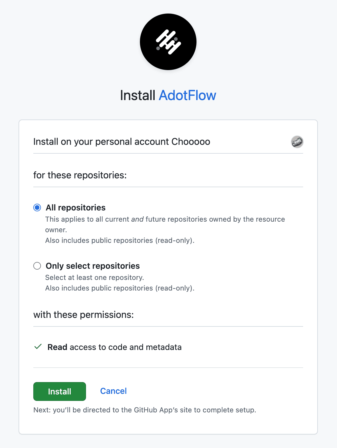 GitHub App Installation